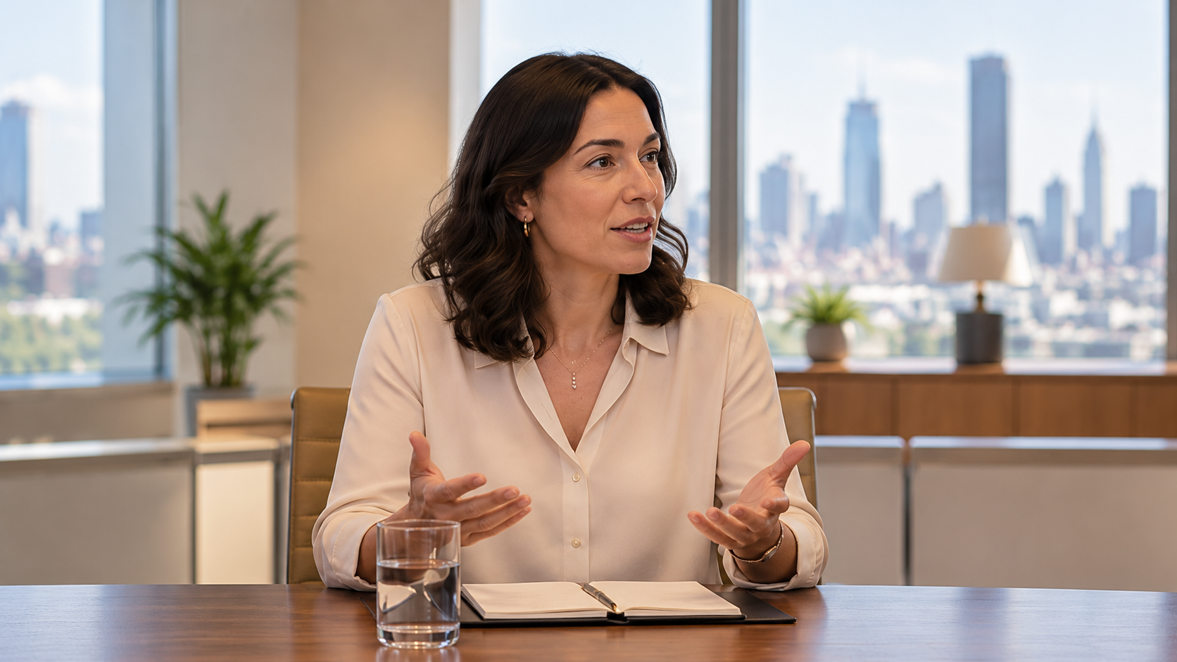 One active speaker from the same eight-person meeting